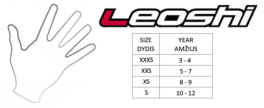 LEOSHI size table